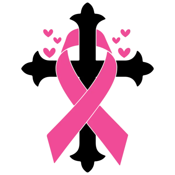 Breast Cancer Awareness Cross T Shirt