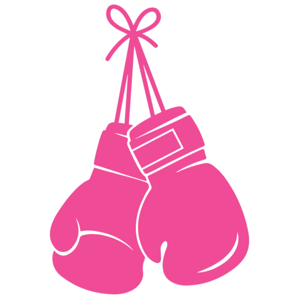 Punching Pink Boxing Gloves