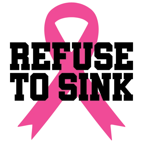 Refuse to Sink Breast Cancer Awareness Ribbon T Shirt