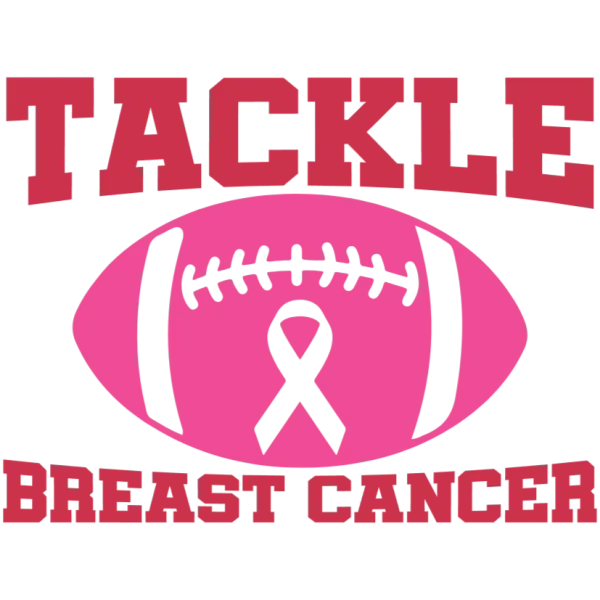 Tackle Breast Cancer Football T-Shirt