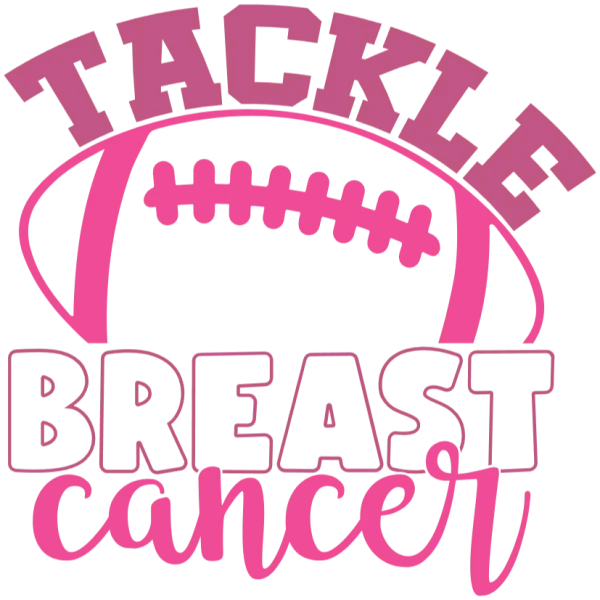 Tackle Breast Cancer Football T-shirt