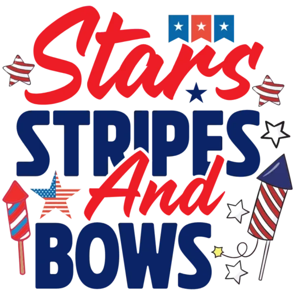 Stars Stripes and Bows
