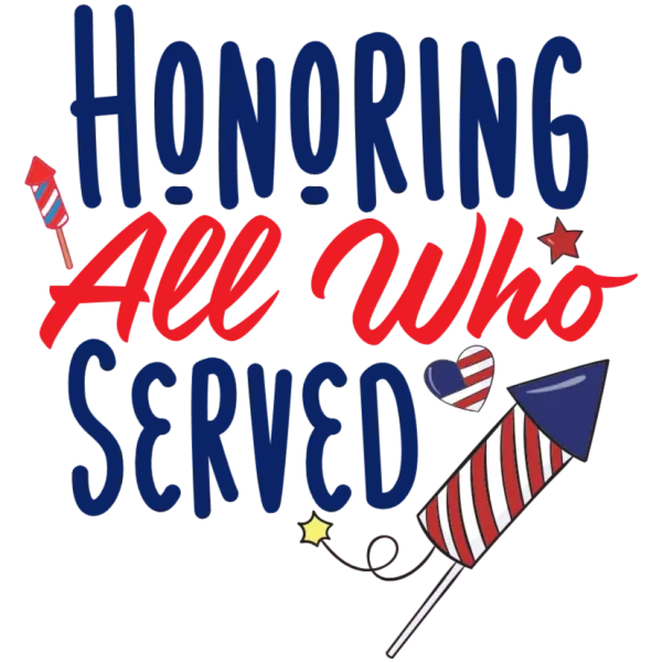 Honoring All Who Served Fireworks Celebration T-Shirt