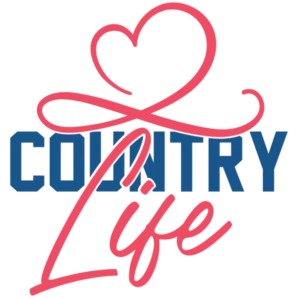 Country Life Heart Graphic