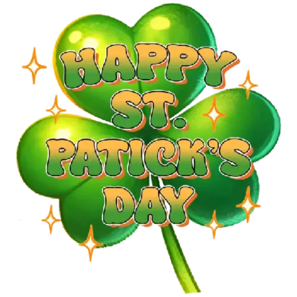 Happy St Patrick's Day Clover