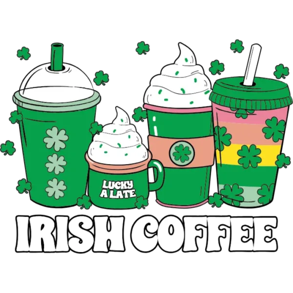 Irish Coffee T-Shirt Design