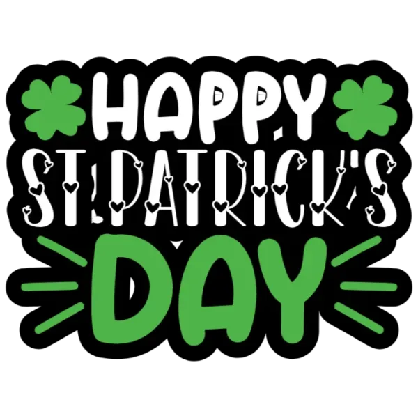 Happy St Patrick's Day Typography