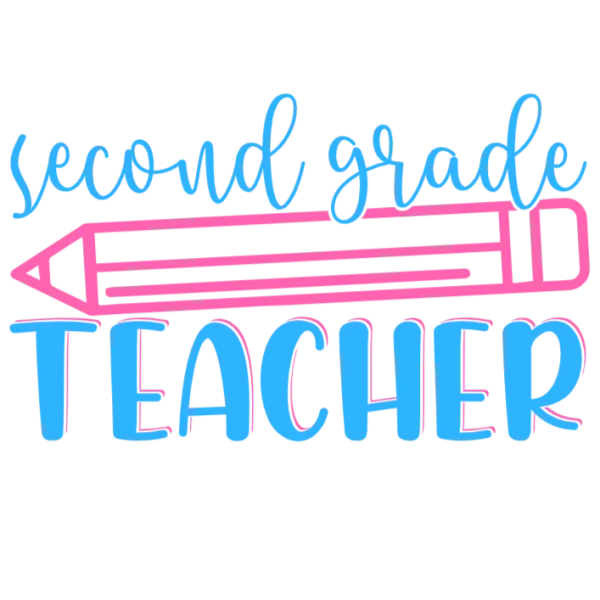 Second Grade Teacher Crayon Pencil T Shirt