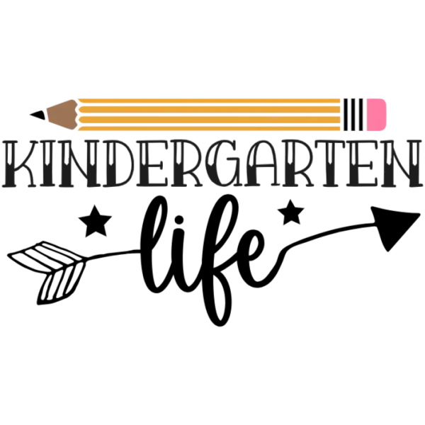 Kindergarten Life Pencil Star Arrow