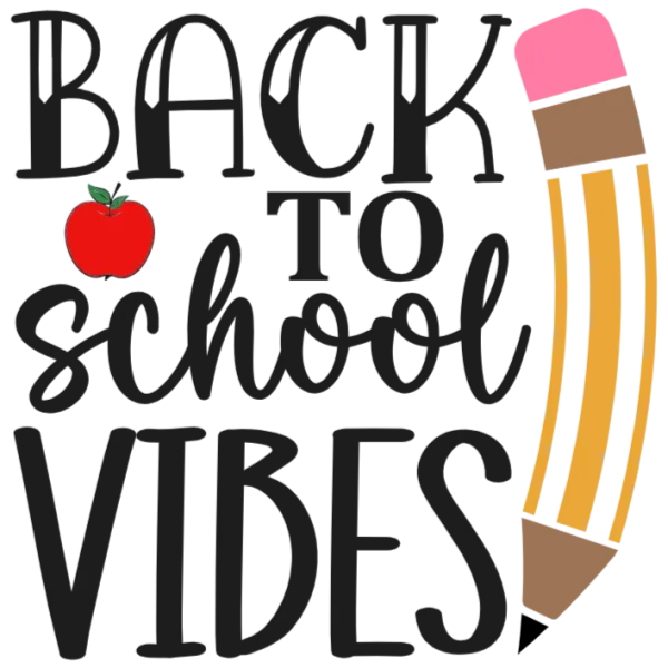 Back to School Vibes T-Shirt Design