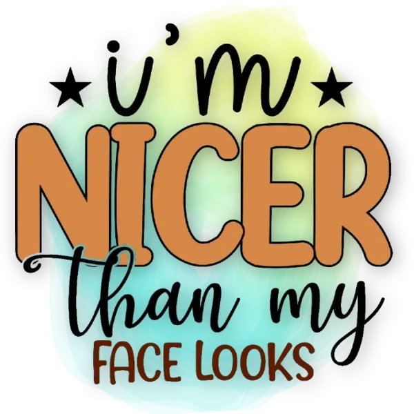 Nicer Than My Face Looks