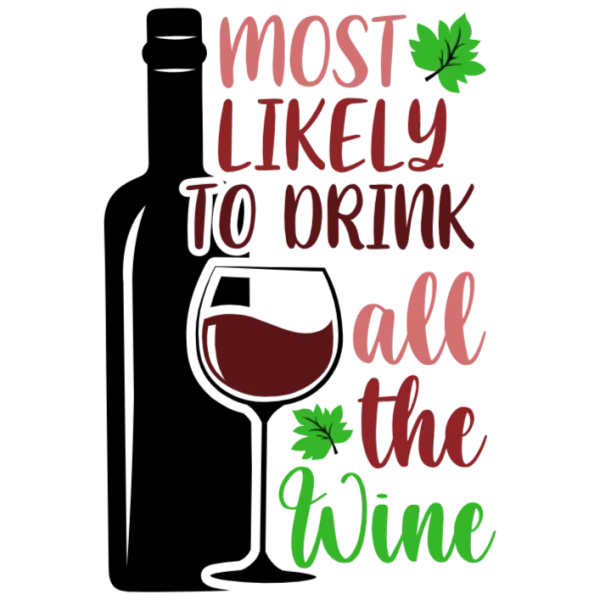 Most Likely To Drink All The Wine