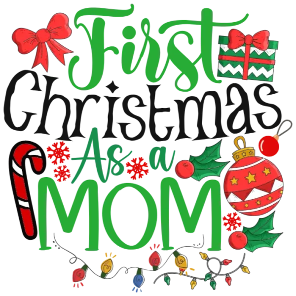 First Christmas as a Mom Sweatshirt