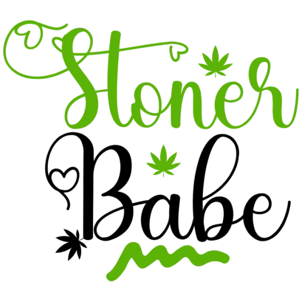 Stoner Babe T-Shirt Design