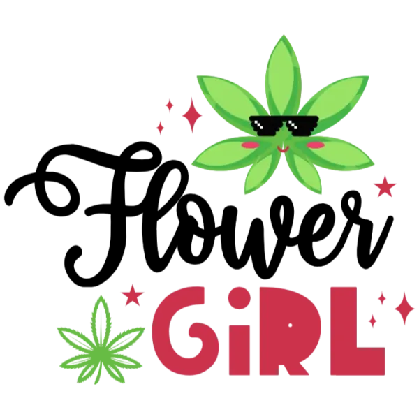 Flower Girl Weed Lover Gift T-Shirt