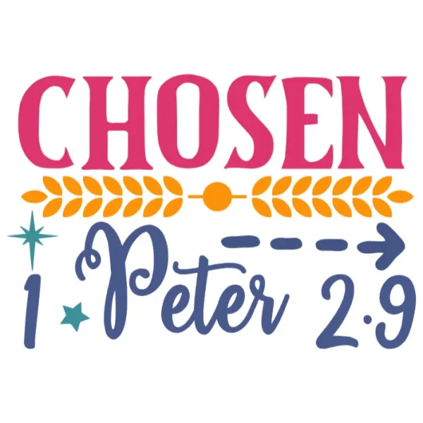 Chosen by Faith Typography Print