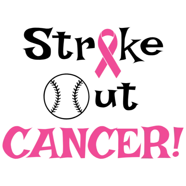 Strike Out Cancer Baseball T-Shirt