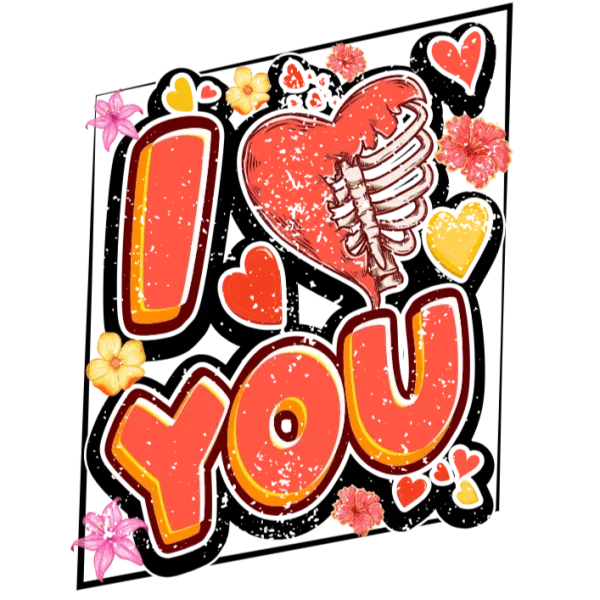 I Love You Heart Skeleton Key Valentines Day Gift for Her