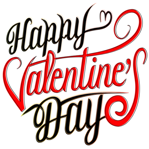 Happy Valentine's Day Typography
