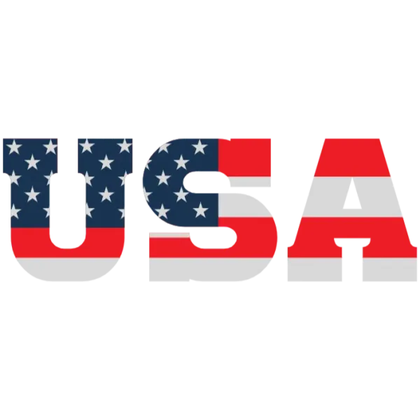 USA Flag Textured Background