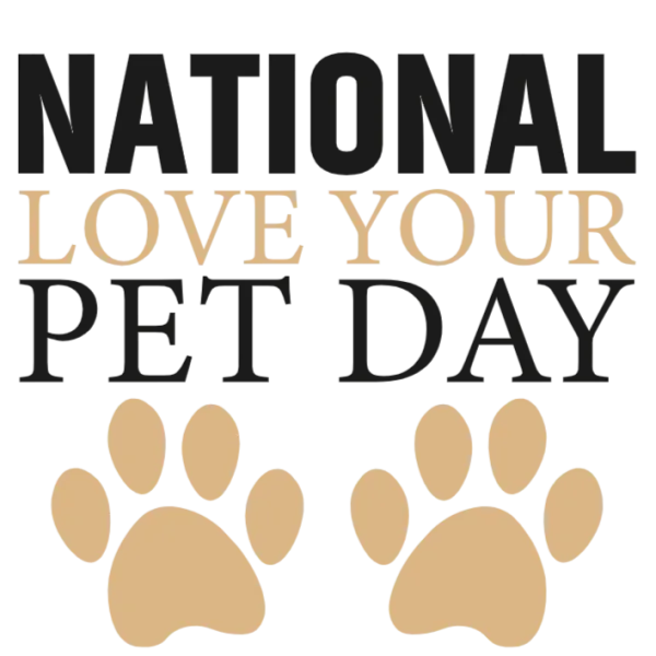 National Love Your Pet Day Graphic T-shirt Design