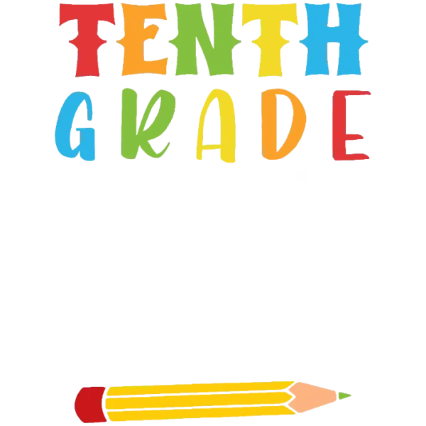 Tenth Grade Pencil T-Shirt Design