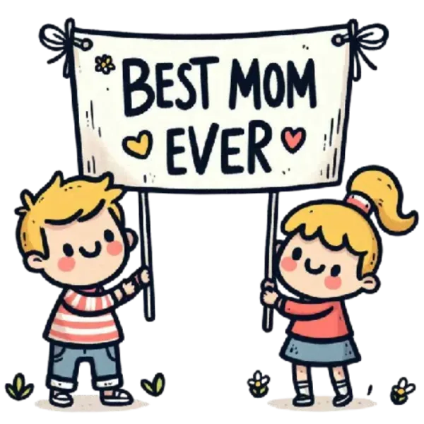 Best Mom Ever Sign for the Best Mom Ever in the World