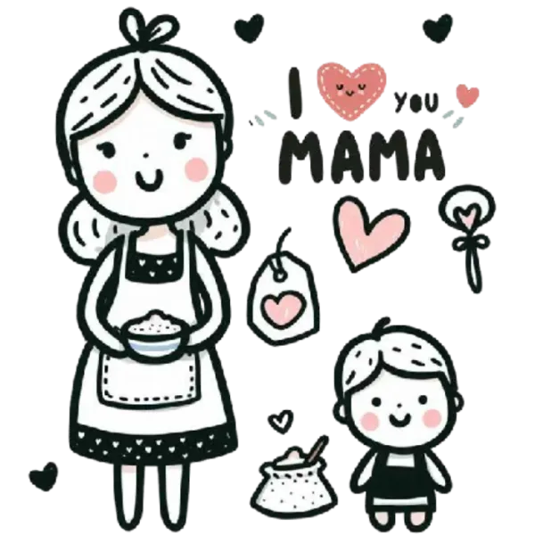 I Love You Mama with a Little Baby