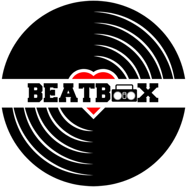 Beatbox Heart Vinyl Record T-Shirt Graphic