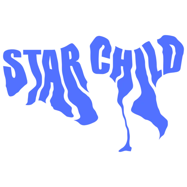 Star Child Typography Decal