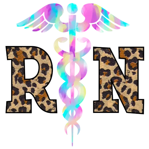 RN Animal Print Logo
