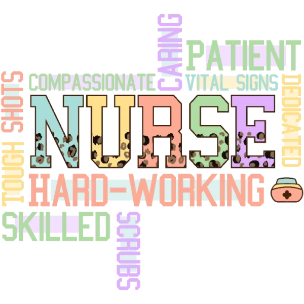 Nurse Appreciation Cross DTF Transfer