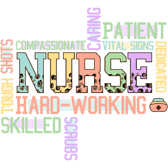 frame_0 Nurse Appreciation Cross DTF Transfer - Image 1