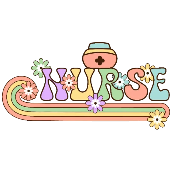 Retro Nurse Typography