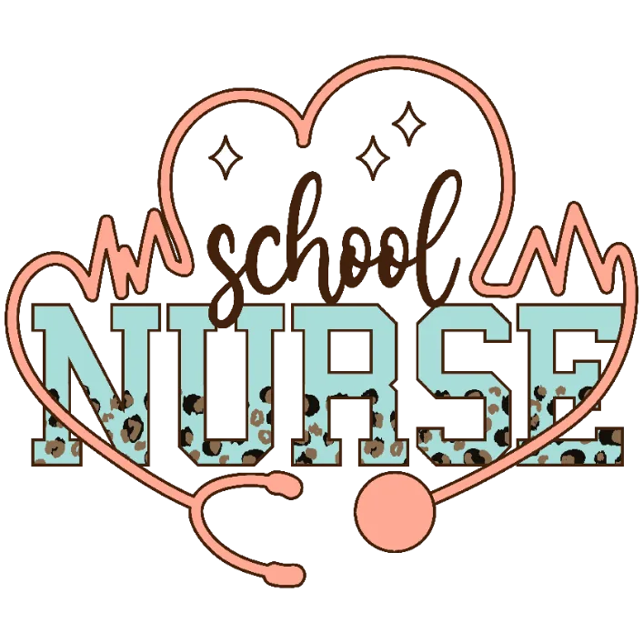 frame_0 School Nurse Heartbeat T-Shirt - Image 1