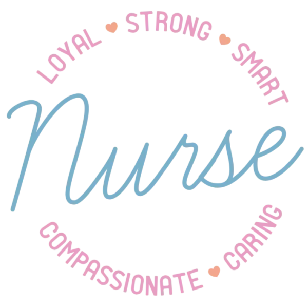 Nurse Appreciation Sticker Decal Graphic Design PNG Image