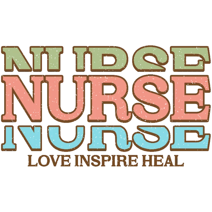 frame_0 Nurse Love T-Shirt Design - Image 1