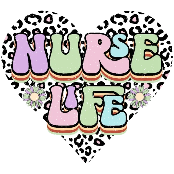 Nurse Life Heart Design