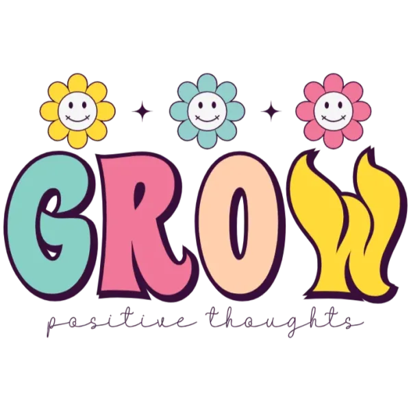 Glow Up Growth Mindset DTF Transfer