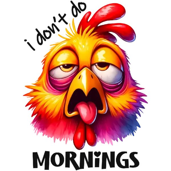 I Don't Do Mornings Chicken