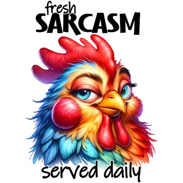 Fresh Sarcasm Rooster T-Shirt
