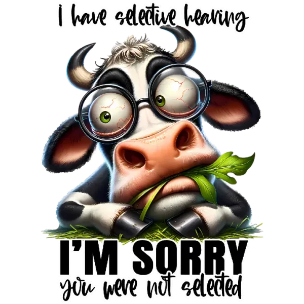 Moo-ve Over, Regular Glasses – I'm Wearing My Cow-titude on My Face