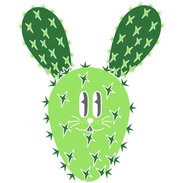 Cactus Bunny Face