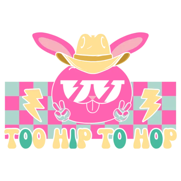 Too Hip to Hop Cowgirl Bunny