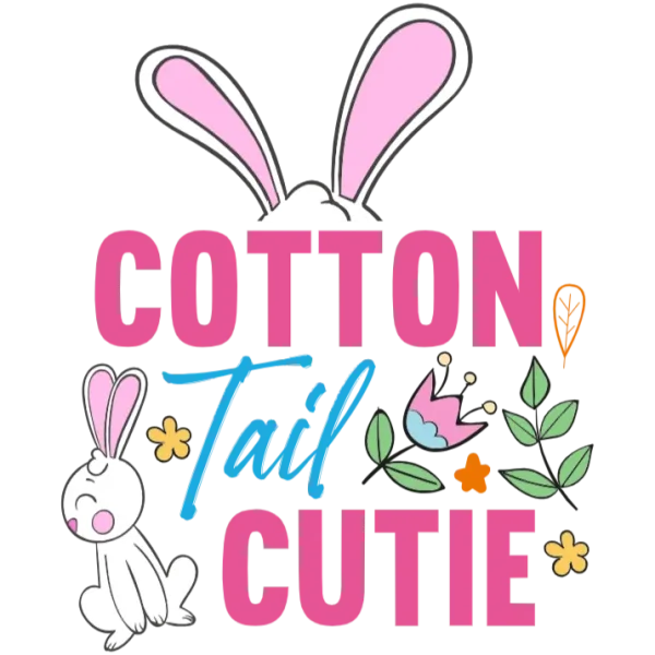 Cotton Tail Cutie DTF Graphic