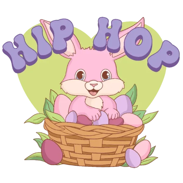 Hip Hop Bunny Easter Basket