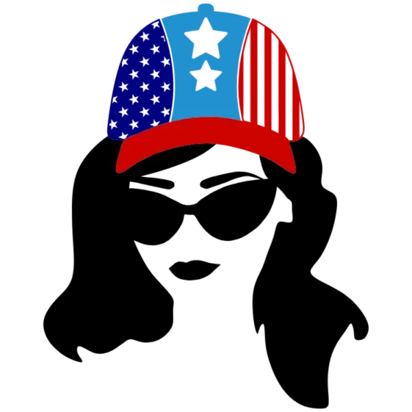 Patriotic Lady Cap Hat