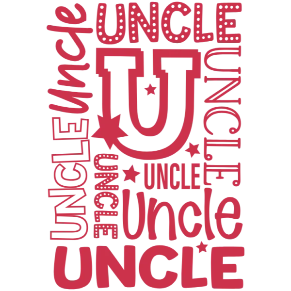 Uncle Love Typography Graphic