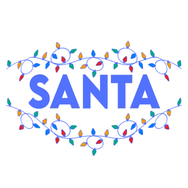 Santa's String Lights T-Shirt