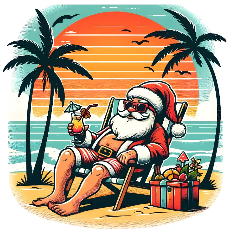 frame_0 Santa's Tropical Getaway - Image 1